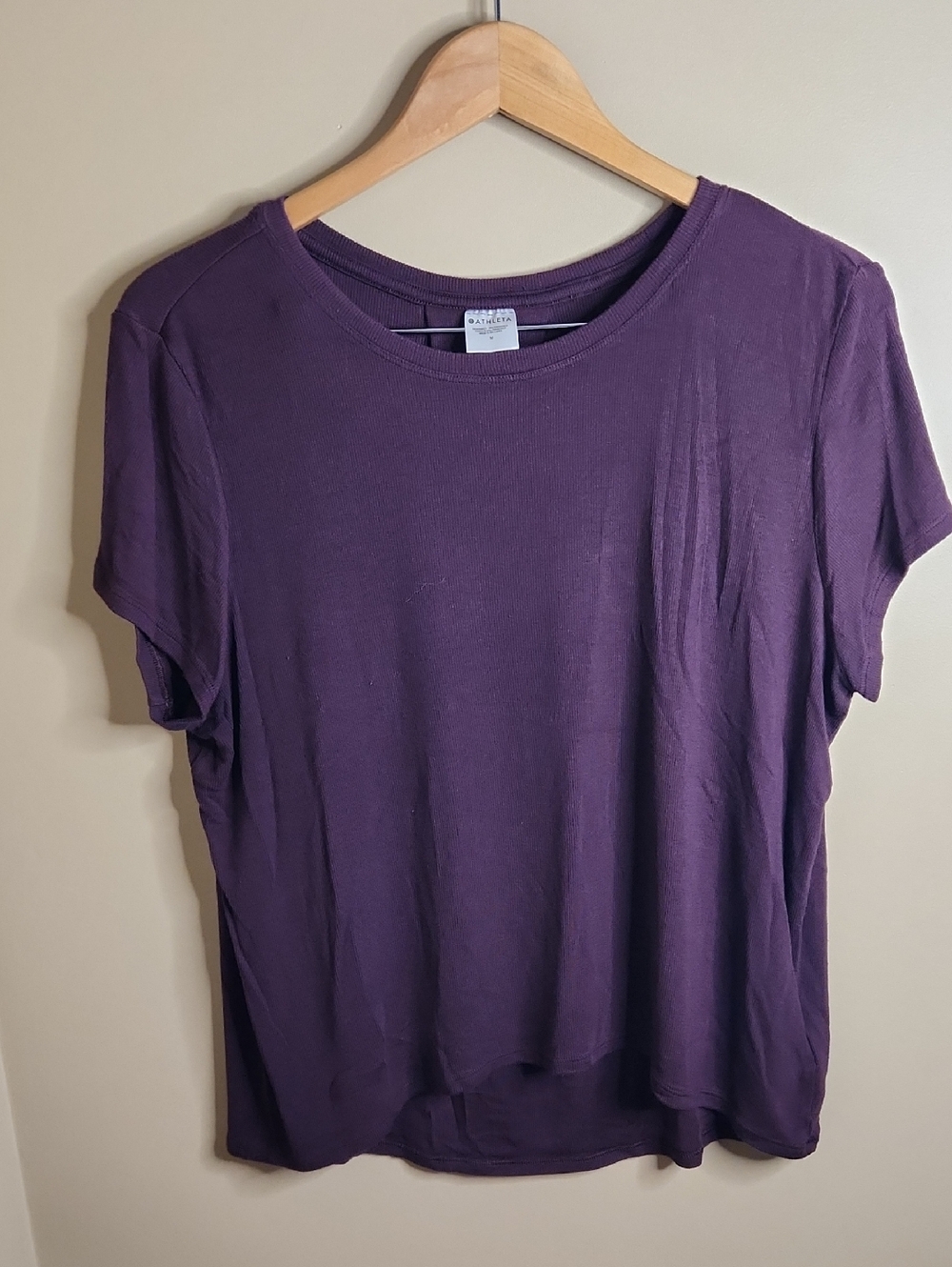 Athleta With Easevtee In Eggplant. Size M.